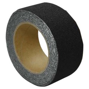 水上 MIZUKAMI 水上 屋外用滑り止め すべらんテープ 100mm×5m 黒 0664-00041