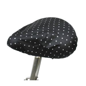 大久保製作所 マルト MARUTO マルト サドルカバー 簡易雨よけサドルカバー 水玉 ドット黒 SC-MT 大久保製作所
