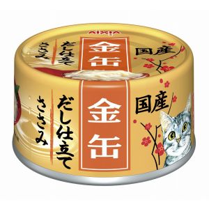 アイシア AIXIA アイシア 金缶だし仕立て ささみ 70g 猫 ウェットフード