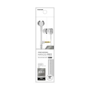 多摩電子工業 tamas 多摩電子工業 ステレオイヤホン & ハンズフリー 白 TSH57SW