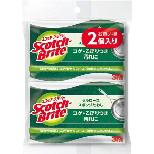 スリーエム 3M スリーエム 3M C-31K 2PM スコッチ ブライト 抗菌セルローススポンジたわし 2個パック