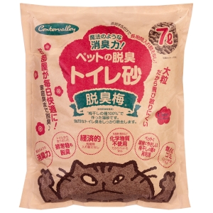 三晃商会 SANKO 三晃商会 ペットの脱臭トイレ砂 脱臭梅 7L