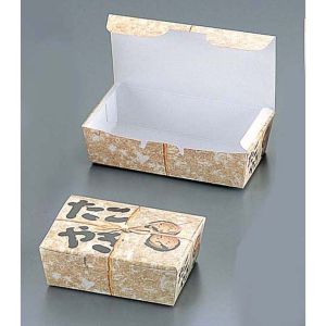 水野産業 MIZUNO SANGYO 水野産業 たこ焼きBOX 縄 100枚入 小 184378