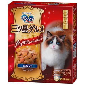 ユニチャーム Unicharm ユニチャーム 銀のスプーン 三ツ星グルメ 全成長段階用 お魚レシピ 240g