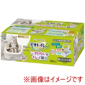 ユニチャーム unicham ユニチャーム デオトイレ ハーフカバー本体セット ナチュラルアイボリー