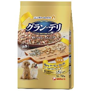 ユニチャーム Unicharm ユニチャーム グランデリ カリカリ仕立て 成犬用 味わいチーズ入りセレクト 700g