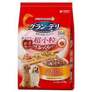 ユニチャーム Unicharm ユニチャーム グラン デリ ふっくら仕立て食べやすい超小粒 1.7kg 271950