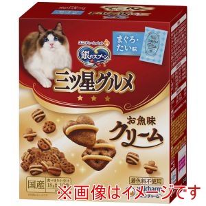 ユニチャーム Unicharm ユニチャーム 銀のスプーン 三ツ星グルメ お魚味クリーム まぐろ たい味 180g