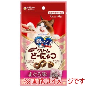 ユニチャーム unicham ユニチャーム 銀のスプーンおやつ お魚味クリームどーにゃつ まぐろ味 24g