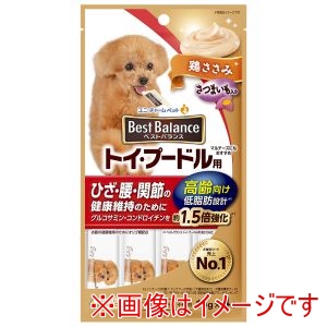 ユニチャーム unicham ユニチャーム ベストバランスおやつ トイ・プードル用 高齢向け 鶏ささみ 15g×4本