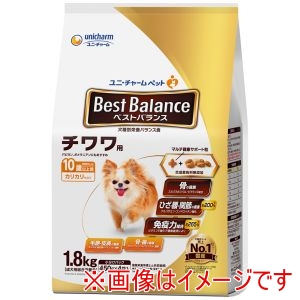 ユニチャーム unicham ユニチャーム ベストバランス カリカリ仕立て チワワ用 10歳以上用 1.8kg