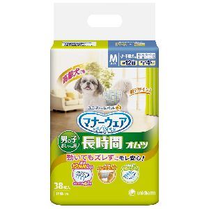 ユニチャーム Unicharm ユニチャーム マナーウェア 高齢犬用 男の子用おしっこオムツ Mサイズ 38枚 犬 おむつ