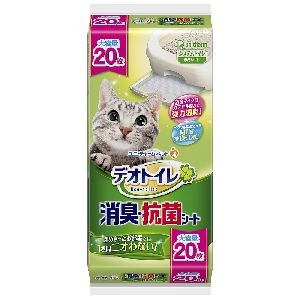 ユニチャーム Unicharm ユニチャーム デオトイレ 消臭 抗菌シート 20枚