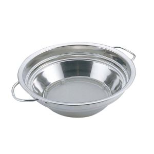 三宝産業 YUKIWA ユキワ UK 18-8 両手ハンドル パンチング 段付 油こし 26cm 9920243 三宝産業