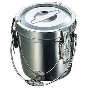 三宝産業 YUKIWA ユキワ UK 18-8 二重汁食缶 クリップ付 ツル取手 6L 三宝産業