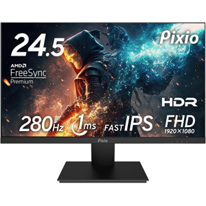 Pixio Pixio PX259P 24.5インチ ゲーミングモニター Fast IPS 280Hz