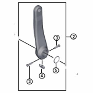 シマノ SHIMANO シマノ SHIMANO Y1RL98020 FC-M8000 左クランク 170mm