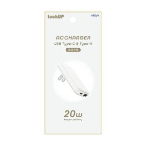 フリーダム FUSBACG202UCWH 薄型AC充電器20W PD対応Gan搭載Type-C+A