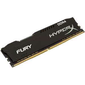 キングストン Kingston 4GB 2666MHz DDR4 CL15 DIMM HyperX FURY Black HX426C15FB/4