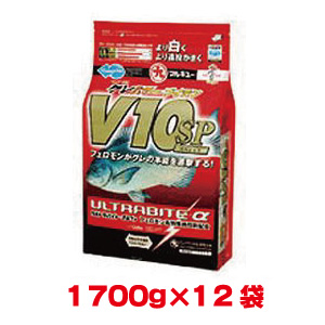 マルキュー マルキュー グレパワーV10 ブイテン スペシャル 1700g ×12袋 1ケース メジナ グレ
