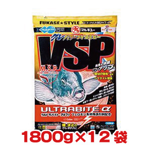 マルキュー マルキュー グレパワーVSP 1800g×12袋 メジナ・グレ 1ケース