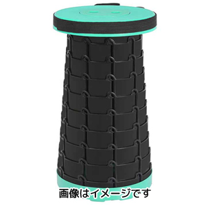 輸入特価アウトレット 伸縮式 折りたたみ椅子 グリーン 携帯 釣り キャンプ アウトドア スポーツ観戦