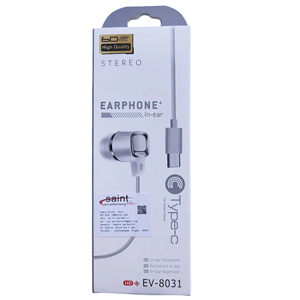 あきばお～ イヤホン 有線 Type-C マイク付き 高音質 白