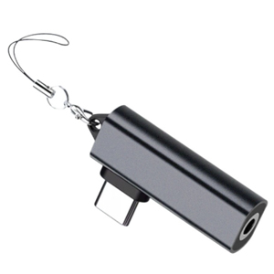 あきばお～ TypeC 3.5mm変換アダプタ ブラック