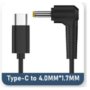 あきばお～ TypeC-12V DCケーブル 4.0×1.7mm