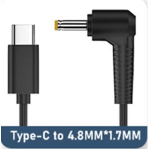 あきばお～ TypeC-12V DCケーブル 4.8×1.7mm