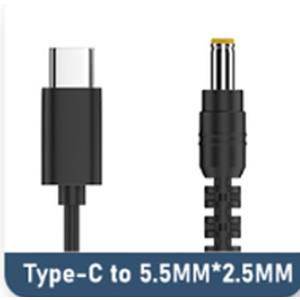 あきばお～ TypeC-15V DCケーブル 5.5×2.5mm