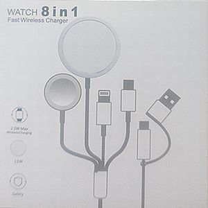 あきばお～ 8in1 TypeC＋USB apple各種充電ケーブル