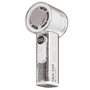 あきばお～ 充電式ハンディファン ホワイト