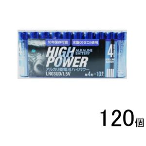 伊藤忠リーテイルリンク 伊藤忠 LR3UD/1.5V アルカリ乾電池UD 単4電池 10P×120個（1200本入り） ハイパワー10年保存可能