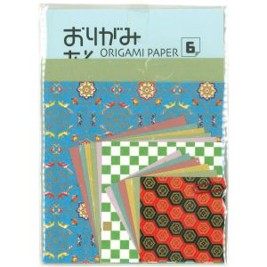 谷口松雄堂 谷口松雄堂 おりがみあそび6 折り方テキスト付 CW040-006