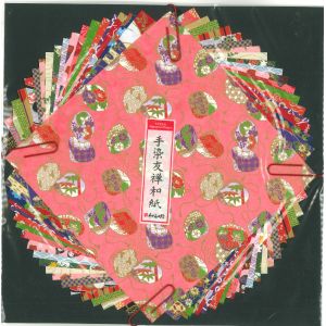 谷口松雄堂 谷口松雄堂 友禅紙折り紙 大 アソート 20枚入 CW050