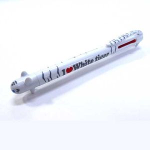 ファーストアロー FIRSTARROW ファーストアロー アニマル3色ボールペン ホワイトタイガー 301-081