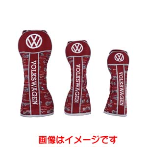 フォルクスワーゲン Volkswagen フォルクスワーゲン ヘッドカバー フェアウェイウッド用 ワイン VWHC-1802