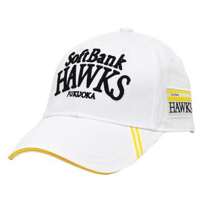 レザックス レザックス SBPC-5554 福岡ソフトバンクホークス キャップ WHITE ジュニア用 54cm