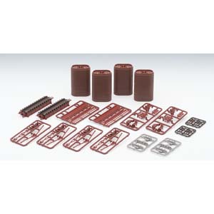 トミーテック TOMIX TOMIX 3273 上路式ガーダー橋S70 F 赤 2本セット れんが橋脚 4本付 Nゲージ トミックス