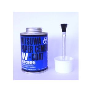 福岡工業 ミツワ ペーパーセメント Wコート 丸缶 250ML 福岡工業