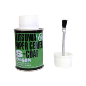 福岡工業 ミツワ ペーパーセメント Sコート 丸缶 250ML 福岡工業