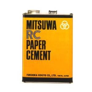 福岡工業 ミツワ ペーパーセメント RC 4L缶 3800ML 福岡工業