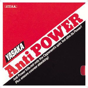 ヤサカ Yasaka ヤサカ アンチパワー 卓球ラバー レッド TA B22