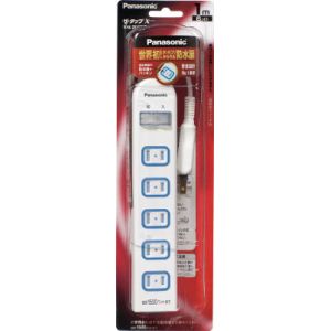 パナソニック Panasonic パナソニック WHA25142WKP ザ タップX 4コ口 一括防水スイッチ付 1m ホワイト Panasonic