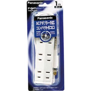 パナソニック Panasonic パナソニック WHA29362WKP ザ タップマルチシリーズ 6コ口 一括 Panasonic