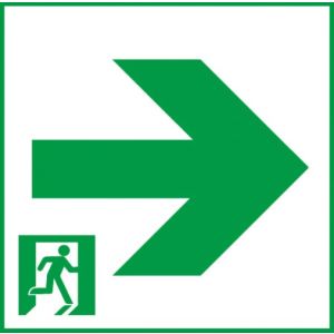 パナソニック Panasonic 通路誘導灯用適合表示板(右) C級(10形) 片面用 FK10017