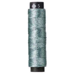 ルシアン LECIEN cosmo ルシアン にしきいと ラメ 錦 丸撚り 刺しゅう糸 20m巻 Col.5 水色 みずいろ No.77 CS77-5 cosmo