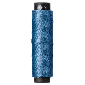 ルシアン LECIEN cosmo ルシアン にしきいと ラメ 錦 丸撚り 刺しゅう糸 20m巻 Col.7 藍 あい No.77 CS77-7 cosmo