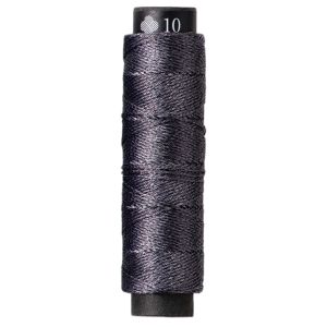 ルシアン LECIEN cosmo ルシアン にしきいと ラメ 錦 丸撚り 刺しゅう糸 20m巻 Col.10 墨 すみ No.77 CS77-10 cosmo